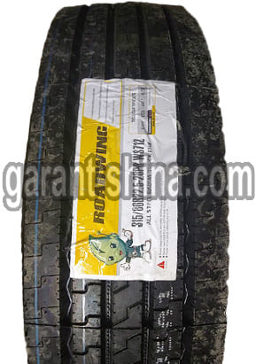 Roadwing WS712 (рулевая) 315/80 R22.5 156/150L 20PR - Фото протектора с этикеткой вблизи